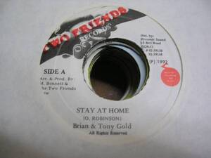 ●Reggae45●BRIAN&TONY GOLD/STAY AT HOME●TWO FRIEND