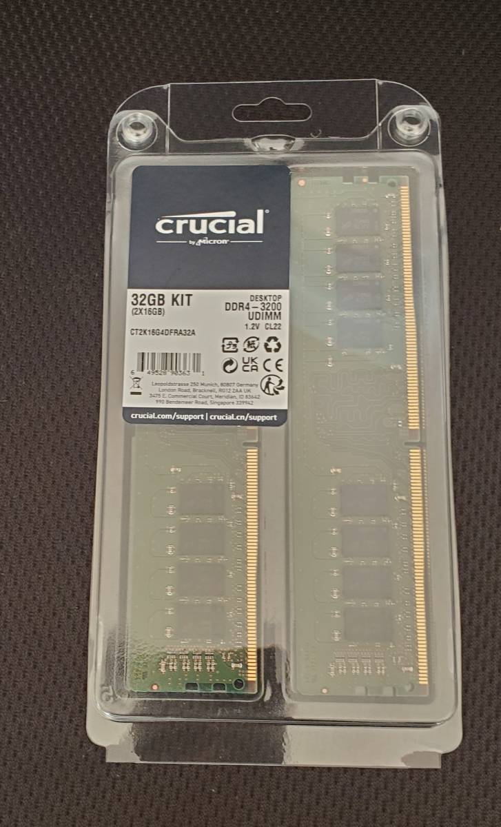 crucial CT2KG4DFRAA [DDR4 PC GB 2枚組 オークション