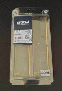 629 新品 デスクトップ用 メモリ Crucial（クルーシャル） PC5-38400 DDR5-4800 DDR5 UDIMM 64GB（32GB×2枚） CT2K32G48C40U5