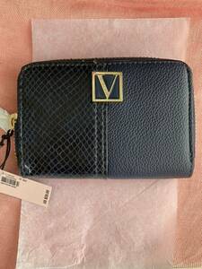  new goods unused Victoria's Secret small wallet navy blue color 