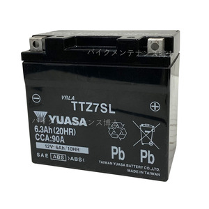 台湾 YUASA ユアサ TTZ7SL 互換 YTZ7S FTZ7S GT6B-3 FTZ5L-BS PTZ6V 初期充電済 即使用可能