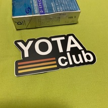 YOTA CLUB ステッカー USDM ヨタクラブ タコマ タンドラ ランクル FJクルーザー プラド rav4 ライズ ヤリスクロス_画像1