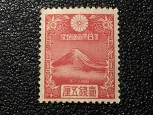 6550 未使用切手 戦前切手 風景切手 年賀切手 昭和11年用 富士山切手 1935.12.1発行 花切手 アジア切手 美術品 日本切手 郵便切手 即決切手