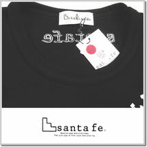 サンタフェ santa fe ダブルフェイスエキゾチックAP刺繍クルースウエット 85101-19(BLACK)-48(L) トレーナー カットソー_画像2