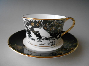  Noritake * Moomin .. . star * cup & saucer * new goods coffee black tea milk Latte Espresso mug gift 