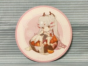 陰陽師本格幻想RPG グラッテ限定 非売品コースター 不知火 アニメイトカフェ Gratte