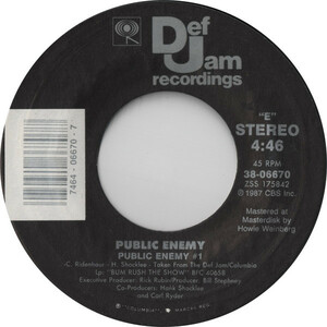 Public Enemy #1 / Timebomb レアミスプレス　４５