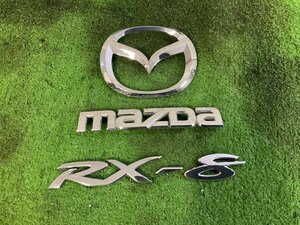 RX-8 RX8 SE3P previous term original rear trunk emblem free shipping!