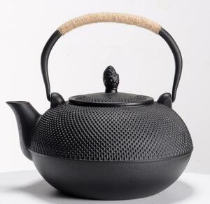 大容量★鉄瓶 急須を入れる 鋳鉄製の壷★ティーポット手作り コーティングなし お茶の道具 3000ML