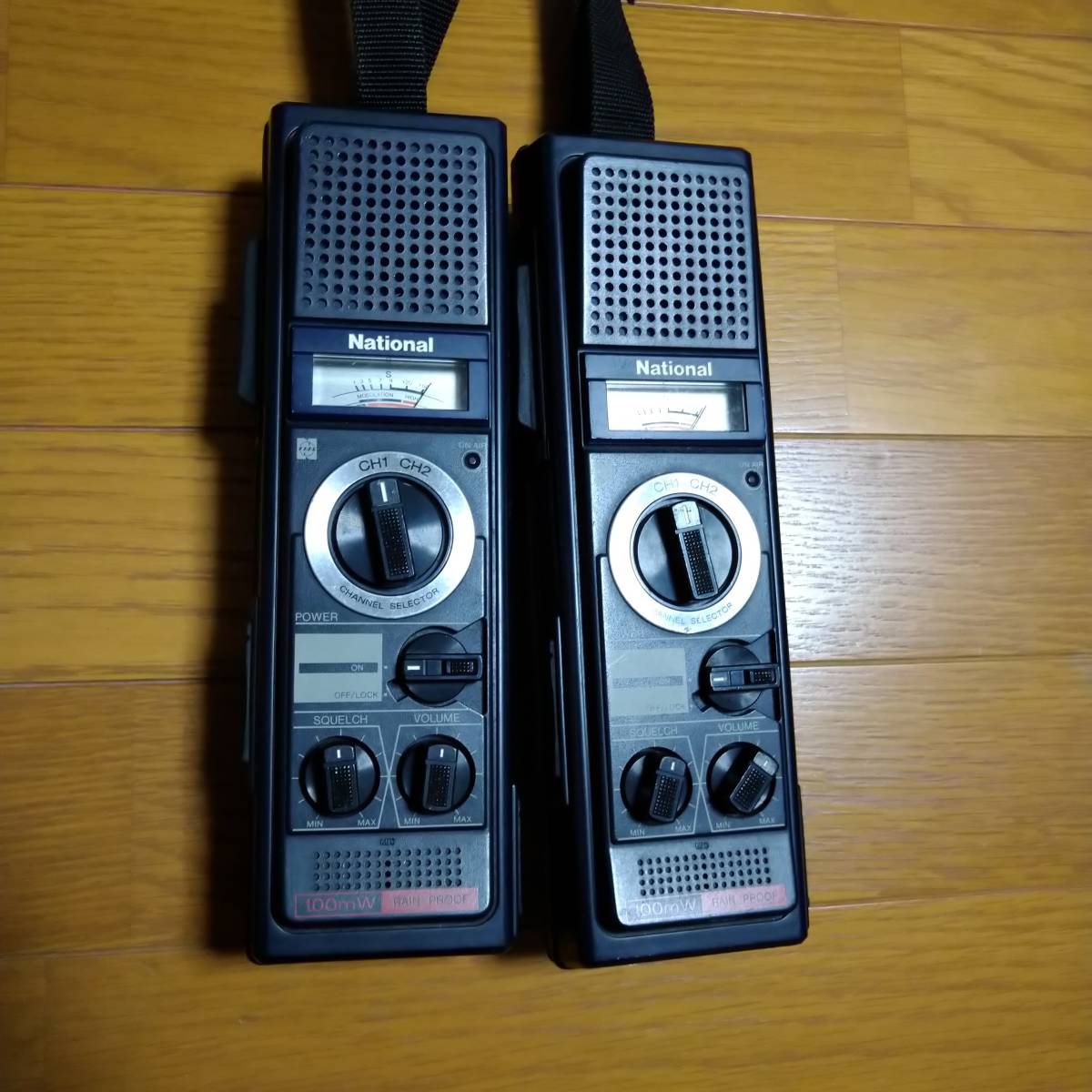 ナショナルパナソニック 松下電器株式会社 トランシーバー RJ-38型 2台 ...