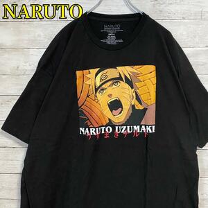 【入手困難】NARUTO ナルト　Tシャツ 3XLサイズ　キャラクター　一点物　レア　半袖　ゆったり　アニメ　映画　海外　輸入　ヴィンテージ