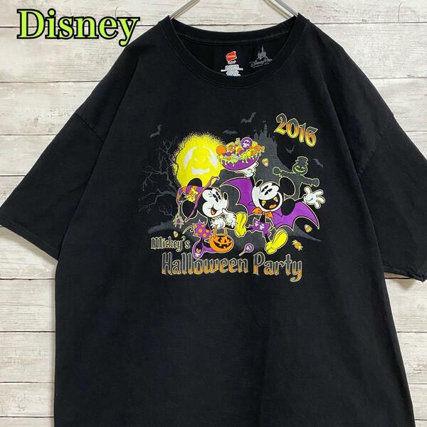 【入手困難】Disney ディズニー　Tシャツ　半袖　海外　一点物　キャラクター　ゆったり　オーバーサイズ　ディズニーランド