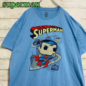【入手困難】スーパーマン　Tシャツ　3XLサイズ　ゆったり　キャラクター　一点物　入手困難　アニメ　映画　ムービー　海外　輸入