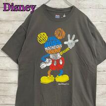 【入手困難】Disney ディズニー　ミッキー　Tシャツ　XLサイズ 海外　一点物　キャラクター　ゆったり　オーバーサイズ　ディズニーランド_画像1