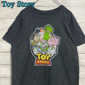 【入手困難】Toy Storyトイストーリー　Tシャツ　ウッディー　バズライトイヤー　ピクサー　ディズニー　キャラクター　ビッグプリント