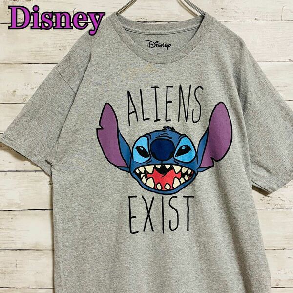 【入手困難】Disney ディズニー　スティッチ　Tシャツ　半袖　海外　入手困難　一点物　キャラクター　ディズニーランド