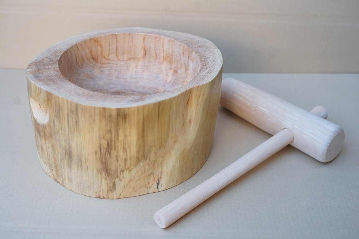 ヤフオク! -「餅つき 臼 杵 セット」の落札相場・落札価格
