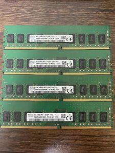 SK hynix　PC用メモリ　DDR4-2133　4G×4枚　計16G