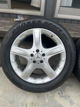 ホイール　ベンズ　8j×19h2 et67 pcd 5×112 19インチ　タイヤ　255/50r19 107y トヨタイヤ　純正アルミ 純正ホイール_画像5