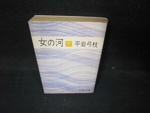 女の河（下）　平岩弓枝　文春文庫　日焼け強シミ有/IEY