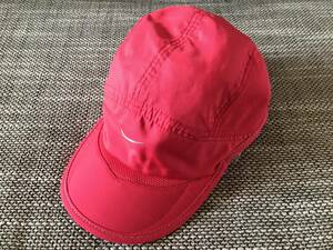 NIKE DAYBREAK DRI-FIT light weight cap red red reflector free size Nike hat 