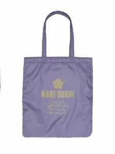 [ new goods tag attaching unopened ] Mary Quant × Sanrio * black mi Chan tote bag lavender 