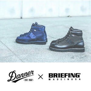 6.5万★USA製 美品 名作 入手困難 廃盤 超希少 DANNER × BRIEFING 30431 BEAMS 別注 GORE-TEX 8.5EE VIBRAM オイルドスエード ネイビー系