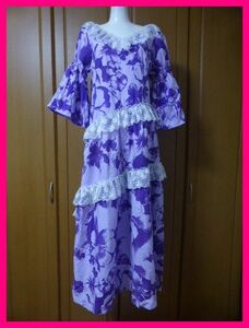  free shipping * sleeve attaching dress / hula dance purple skirt 2. place diagonal switch white race . wonderful! * besides dress / pauskirt etc. many exhibiting *