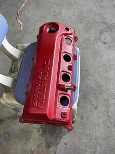【再塗装】シャレード デトマソ ダイハツ タペットカバー エンジンカバー G201S ノンターボ NA 結晶塗装 赤 エンジンヘッドカバー