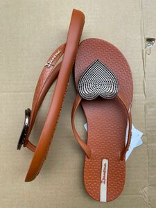 期間限定価格　ipanema MAXI Brown/Brown 37 24.5cm ブラウン/ブラウン　イパネマ　ブラジル製