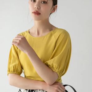 Edit Sheen 新品 バックデザインリボンブラウス