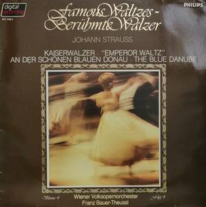 輸入LP盤 バウアー＝トイスル/Wiener Volksoper 　J.Strauss 「ウィーンの森の物語」～「美しく青きドナウ」
