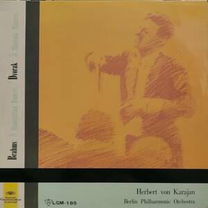 初期LP盤 ヘルベルト・フォン・カラヤン/Berlin Phil　Brahms「ハンガリー舞曲集」& Dvorak「スラヴ舞曲集」