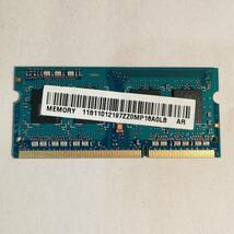 【中古】1枚◆ノートPCメモリ Hynix 2GB 1Rx8 PC3-10600s-9-10-B1◆ジャンク品/修理用_画像4