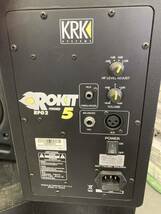 【家電】 KRK Rokit 5 RPG2 パワード モニター スピーカー ペア 導通確認済み 音出し未確認 ROKIT モニタースピーカー _画像3