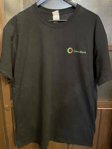 ★USA古着　胸プリント　黄緑　オレンジ　バックプリント　黒　BLACK Tシャツ PORT&COMPANY XL