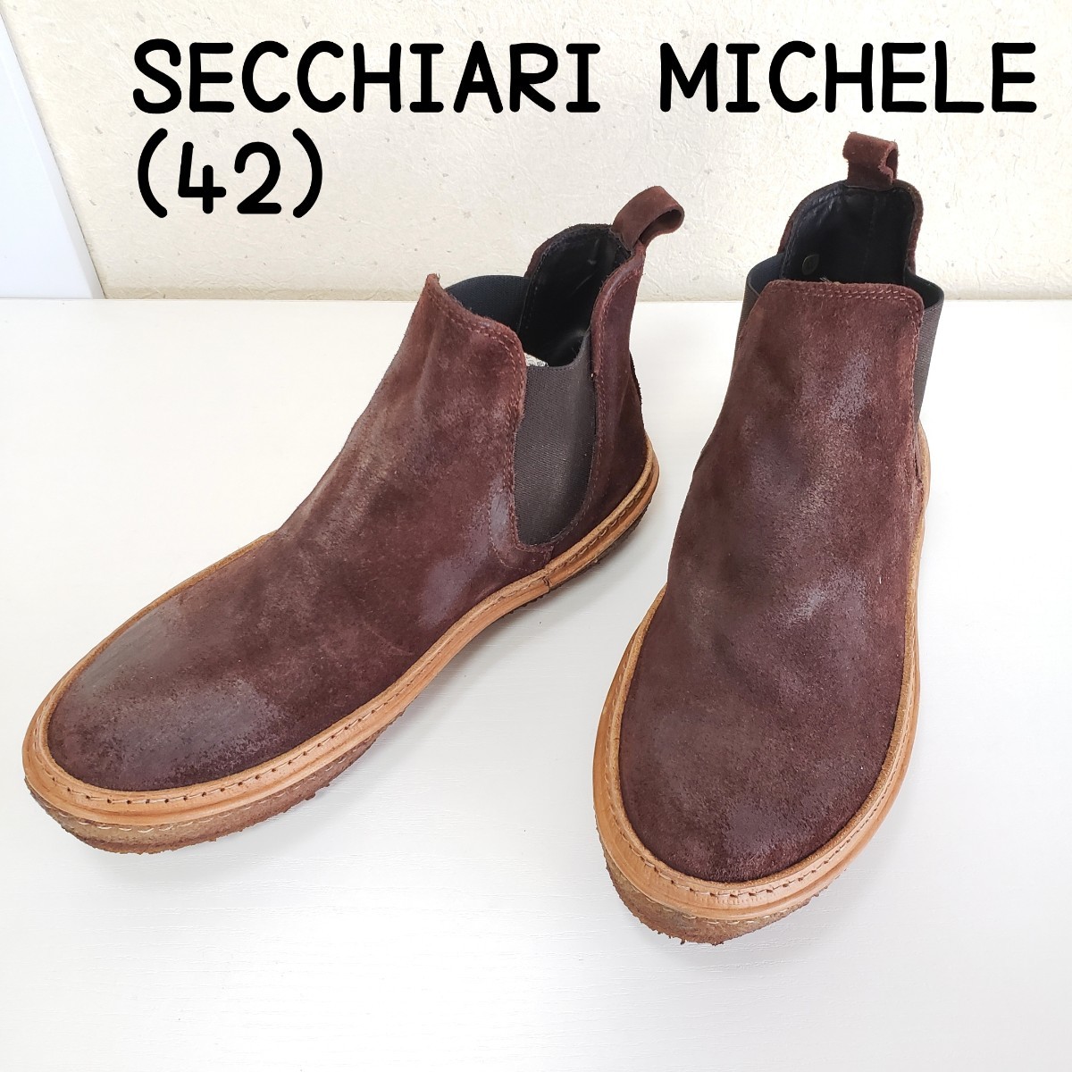 未使用 SECCHIARI MICHELE セッキアーリミケーレ デザートブーツ | www