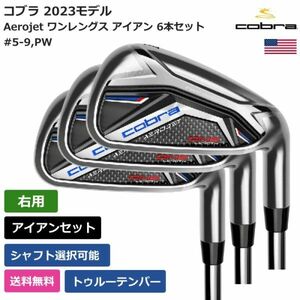 ★新品★送料無料★ コブラ Cobra Aerojet ワンレングス アイアン 6本セット トゥルーテンパー 右利き用