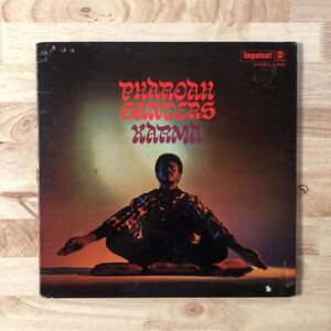 LP PHAROAH SANDERS/KARMA 邦題 因果律[USオリジナル:初年度'69年PRESS:全面コーティングJKT:Impulse!/A-9181:LONNIE LISTON SMITH参加]