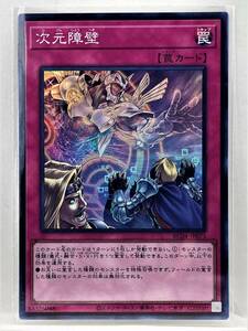 T3-01658 【送料無料】 RC04-JP073 次元障壁 SR スーパーレア 遊戯王 RARITY COLLECTION 25th EDITION