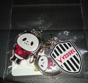 新品　未開封 楽天パンダ　ヴィッセル神戸　お買いものパンダ　VISSEL KOBE　アクリルキーホルダー　お買い物パンダ　小パンダ　GT21