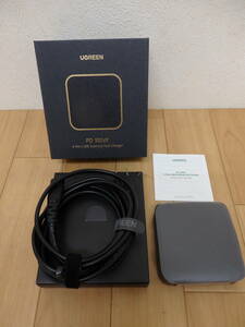 F9-5.3） UGREEN Nexode　卓上充電器　CD226　4台同時充電　PD 100W 4-Port USB Desktop Fast Charger 