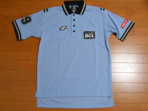  Pro blue SSK made north Shinetsu BC Lee gBCL referee actual use Anne pie a shirt [ beautiful goods * sleeve number 19]