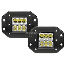 車 汎用 LED ワーク ランプ フラッシュ オフロード スポットライト 18W SUV 4WD ATV トラック ピックアップ 外装 カスタム_画像7