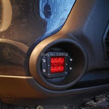 車 汎用 LED ワーク ランプ フラッシュ オフロード スポットライト 18W SUV 4WD ATV トラック ピックアップ 外装 カスタム_画像3