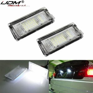 BMW E46 4D 1998-2003 LED ナンバー プレート ライト ランプ ドレスアップ 外装 カスタム