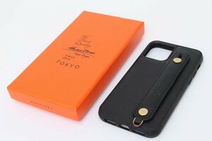 ハナトラ スマホケース 対応機種不明 カバー ベルト付 スマホアクセサリー 小物 レディース ブラック HANATORA