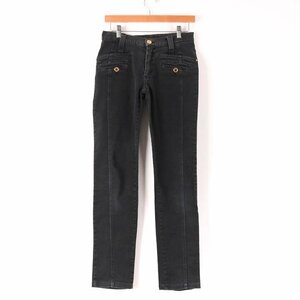  Max Mara Denim pants jeans slim center line long pants bottoms lady's 40 size navy MAX MARA