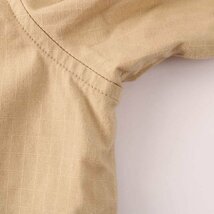 トミーガール 長袖シャツ 胸ロゴ コットンシャツ トップス 日本製 レディース XSサイズ ベージュ tommy girl_画像5