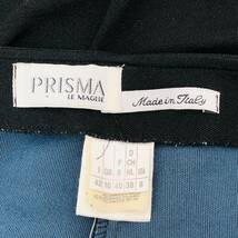 z259 PRISMA プリズマ パンツ 黒 ブラック ポケット付き イタリア製 ストレート ナチュラルフィット ストレッチ ベーシック 上品 おしゃれ_画像7